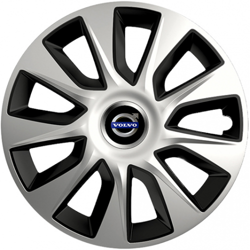 KRYTY KOLIES PRE VOLVO 15" STRATOS silver/black 4ks